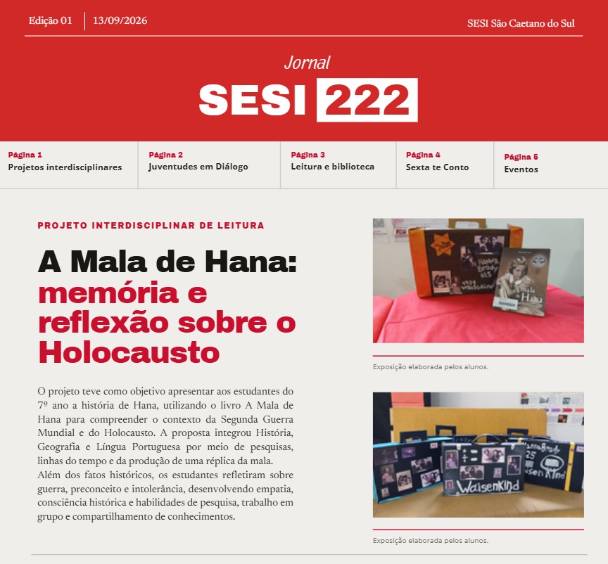Registro do projeto Jornal SESI 222